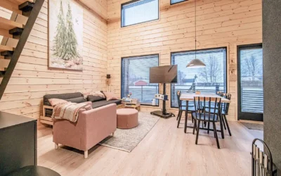 Cozy holiday cottages in ylläs scenery