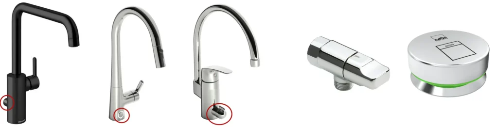 Water supply valve for dishwasher or washing machine